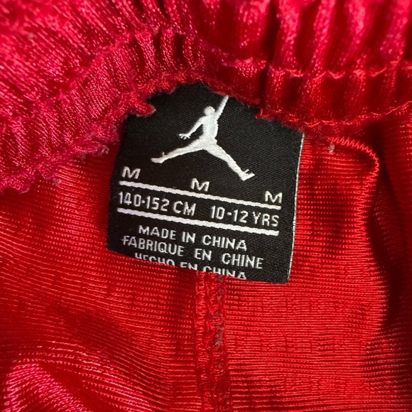 Jordan Red Athletic Sporty Shorts 10” Boys Size M 10-12 - Picture 4 of 5
